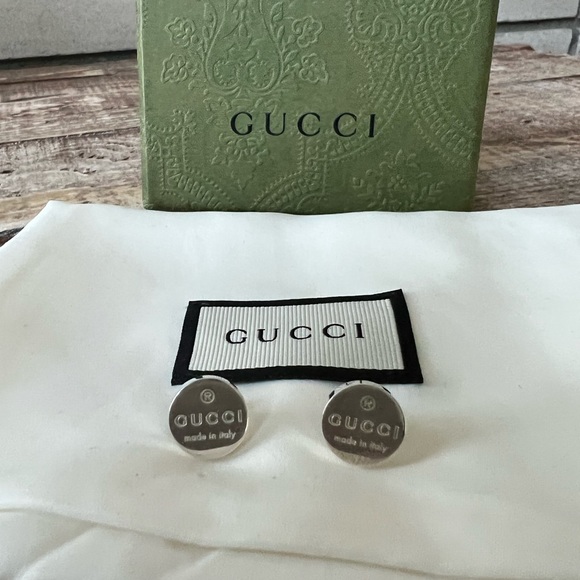 Gucci Jewelry - Gucci Sterling Silver Circle Studs